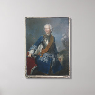 The Crown Prince Frederick II, c.1736 Canvas Print