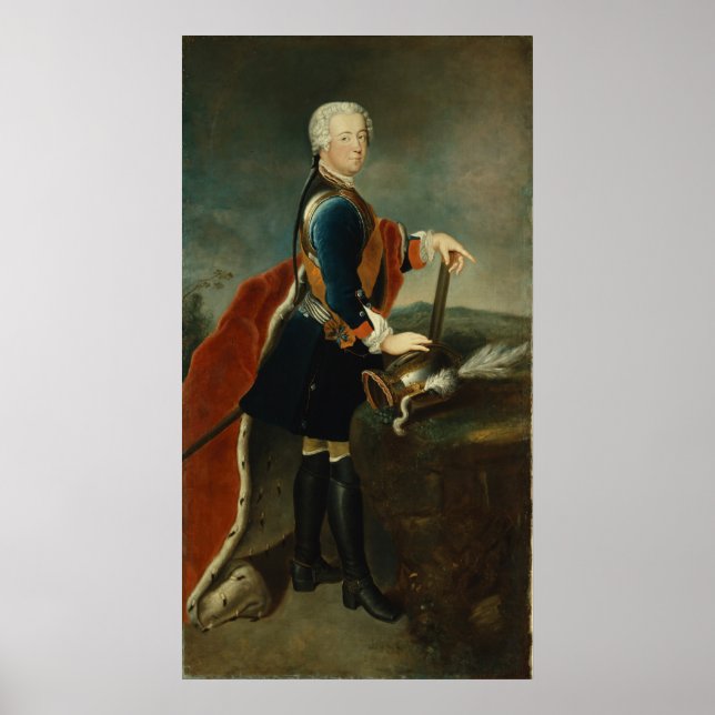 The Crown Prince Frederick II, c.1736 Poster (Front)