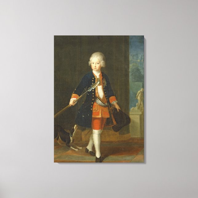 The Crown Prince Frederick II Canvas Print (Front)