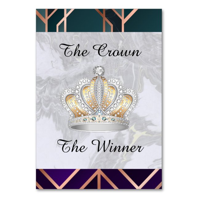 The Crown Winner Card (Back)