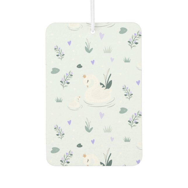 The Crowned Swan Air Freshener (Front)