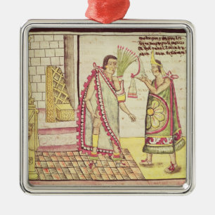 The Crowning of Montezuma II Metal Ornament