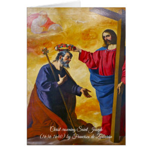The crowning of Saint Joseph
