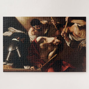 The Crowning with Thorns (1604) by Caravaggio Jigsaw Puzzle