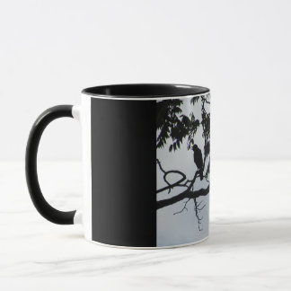 The crows are talking mug