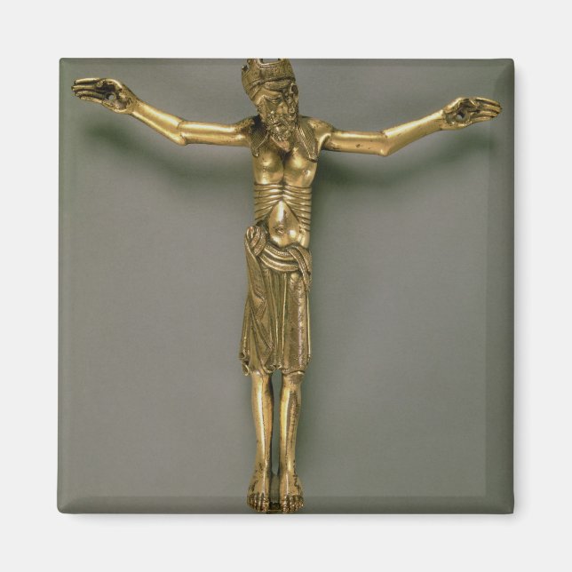 The Crucified Christ, French, second half of 12th Magnet (Front)