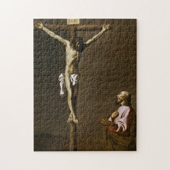 The Crucified Christ with a Painter Jigsaw Puzzle (Vertical)