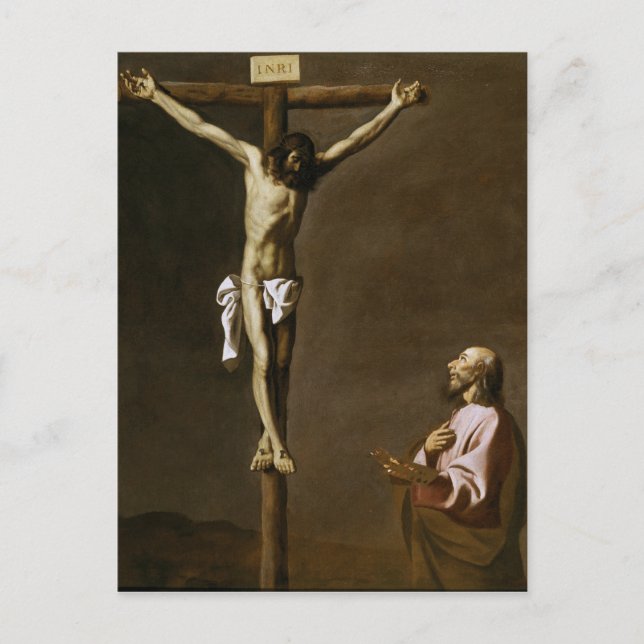 The Crucified Christ with a Painter Postcard (Front)