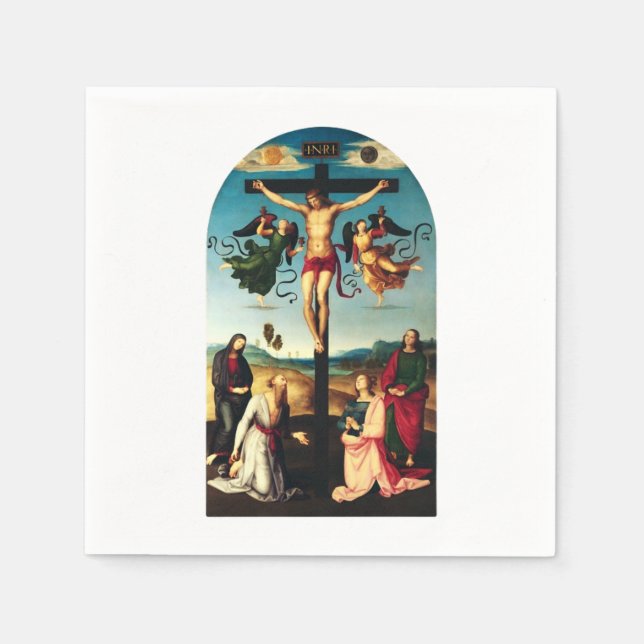 The Crucified Christ with the Virgin Mary Napkin (Front)
