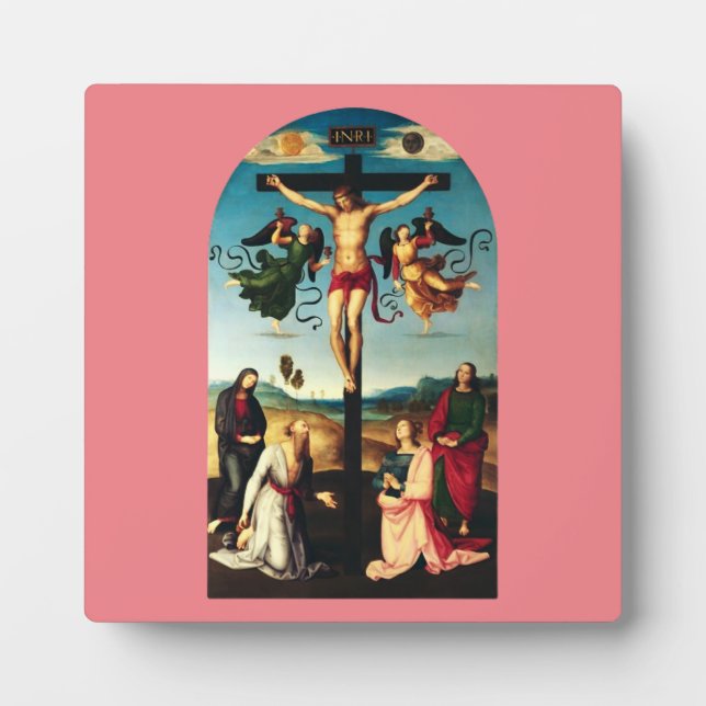 The Crucified Christ with the Virgin Mary Plaque (Front)