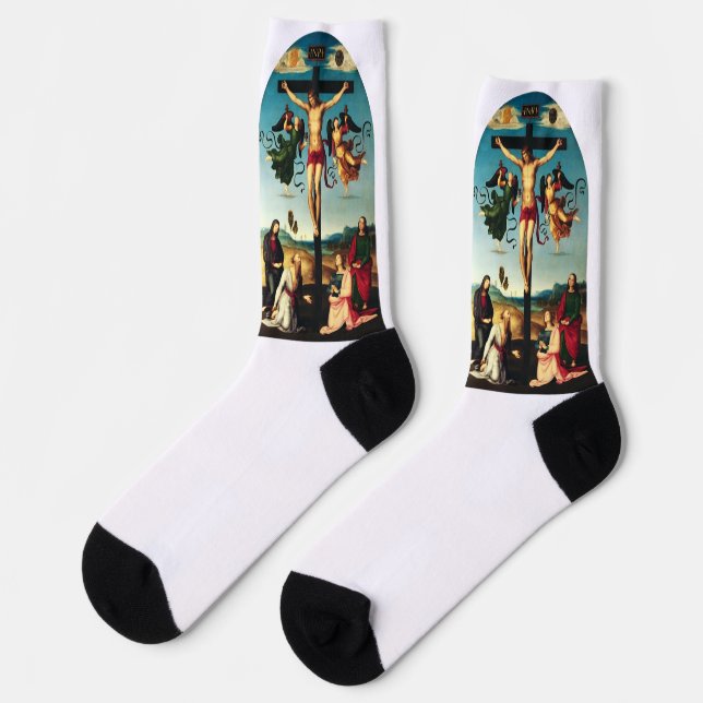 The Crucified Christ with the Virgin Mary Socks (Left)