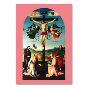 The Crucified Christ with the Virgin Mary Table Number