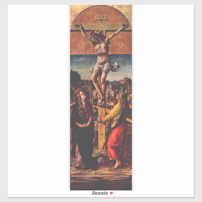 The Crucifixion after Carlo Crivelli Sacred Art (Sheet)
