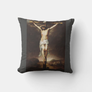 The Crucifixion by Bartolome Esteban Murillo Throw Pillow