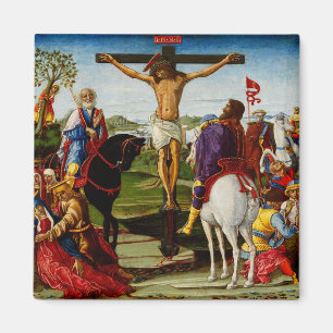 The Crucifixion by Benvenuto di Giovanni Magnet