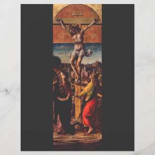 The Crucifixion by Carlo Crivelli  Flyer