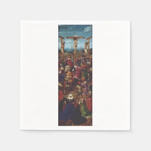 The Crucifixion by Van Eyck Napkin