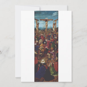 The Crucifixion by Van Eyck Thank You Card