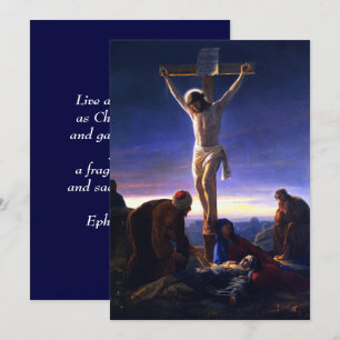 The Crucifixion. Fine Art Easter Religious Card