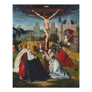 The Crucifixion of Jesus by Jan Provost Poster