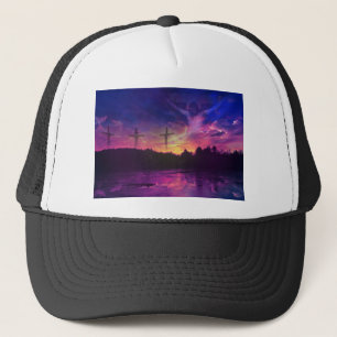 The Crucifixion of Jesus Christ Trucker Hat