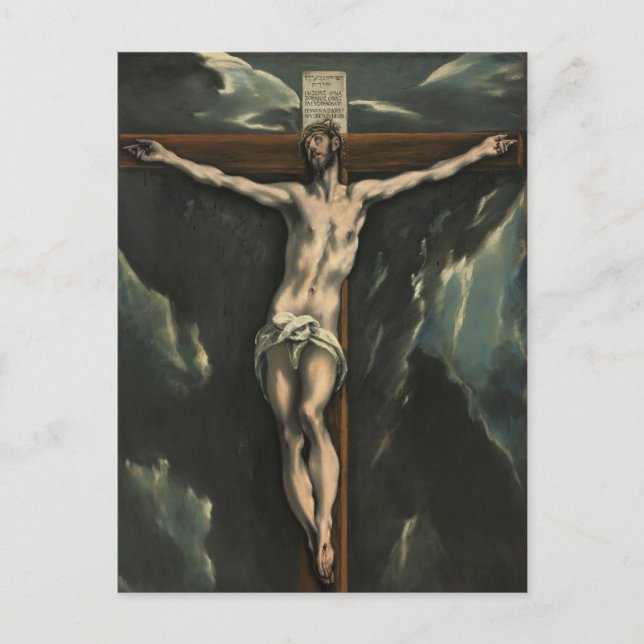 The crucifixion of jesus postcard (Front)