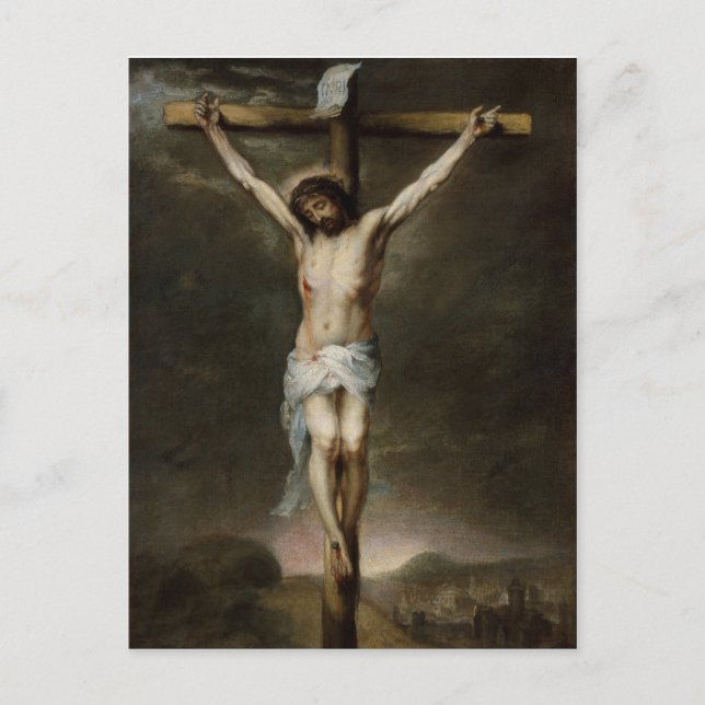 The Crucifixion of Jesus Postcard (Front)