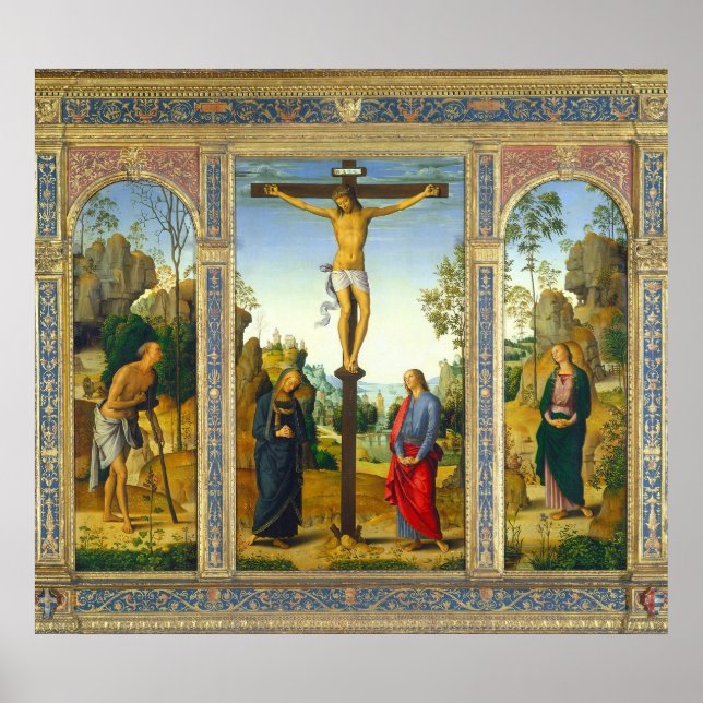 The Crucifixion - Pietro Perugino Fine Art Poster (Front)
