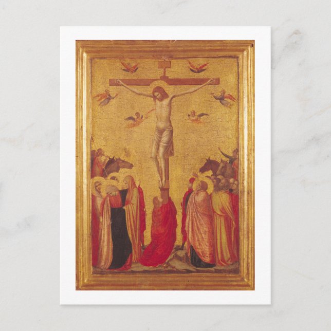 The Crucifixion (tempera on panel) Postcard (Front)