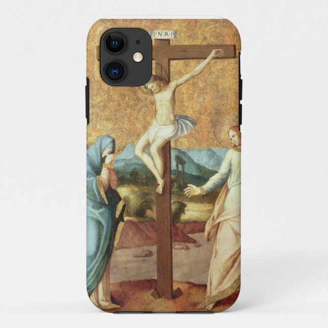 The Crucifixion with the Virgin and St John the Ev Case-Mate iPhone Case (Back)