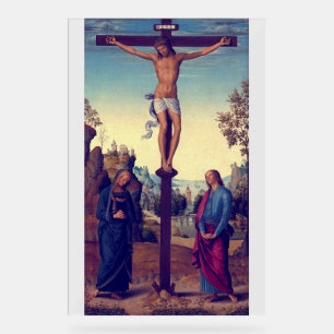 The Crucifixion with the Virgin by Pietro Perugino Acrylic Sign