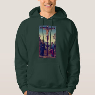 The Crucifixion with the Virgin by Pietro Perugino Hoodie