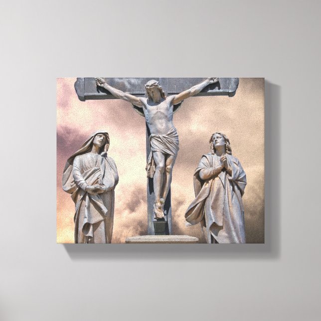 The Crucifixion Wrapped Canvas (Front)