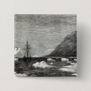 The cruise of the Pandora 2 Inch Square Button