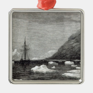 The cruise of the Pandora Metal Ornament