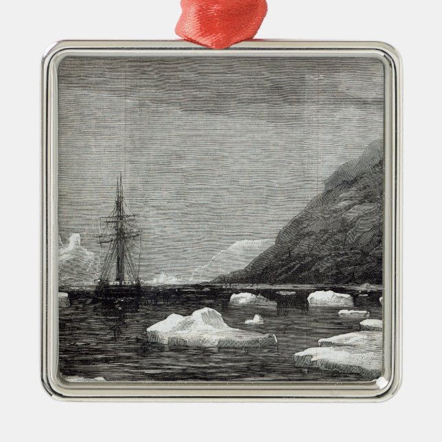 The cruise of the Pandora Metal Ornament (Front)