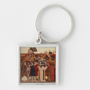The Crusader assault on Jerusalem Keychain