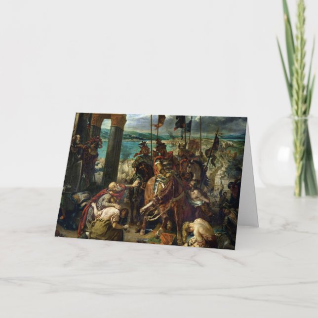 The Crusaders' entry into Constantinople Holiday Card (Front)