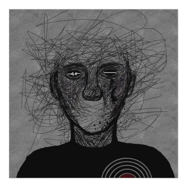 The crushed citizen photo print (Front)