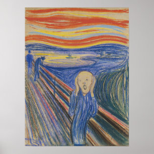 The Cry of the Soul,The Scream by Edvard Munch Poster