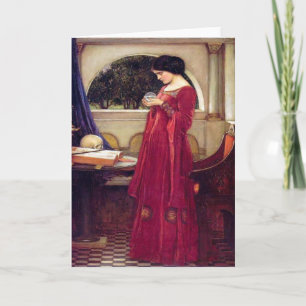 The Crystal Ball, J.W. Waterhouse, 1902 Card