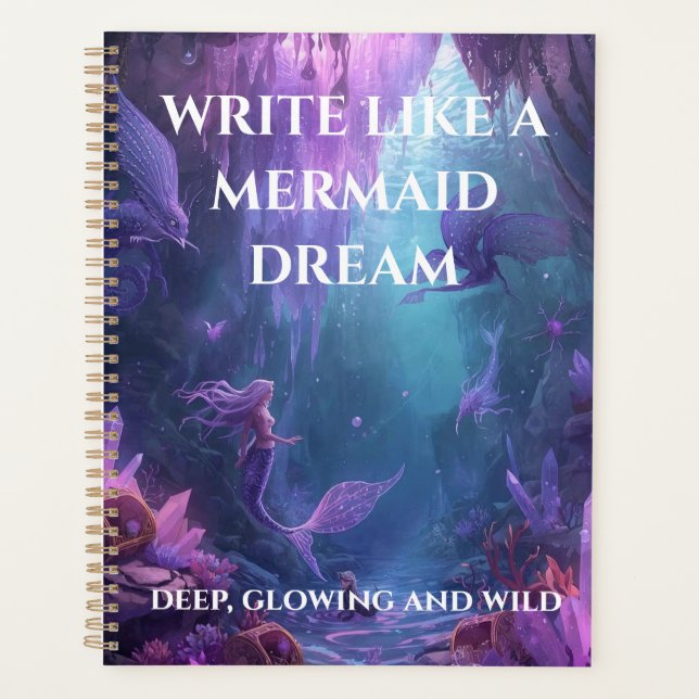 The Crystal Cave of the Mermaid Planner (Front)