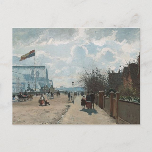 The Crystal Palace ~ Camille Pissarro Postcard (Front)