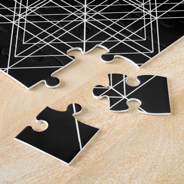 The Crystal Temple Sacred Geometry Jigsaw Puzzle (Side)