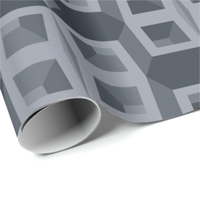 The cubic illusion wrapping paper (Roll Corner)