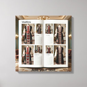  The Cultural Icon Timeless Xhubleta Ornate Graphi Canvas Print