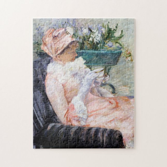 The Cup of Tea, Mary Cassatt Jigsaw Puzzle (Vertical)