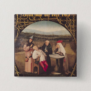 The Cure of Folly 2 Inch Square Button