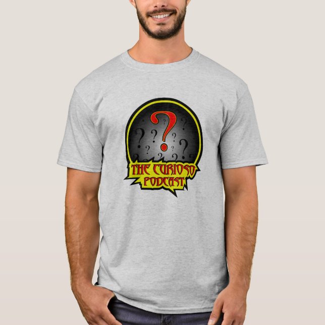 The Curioso Podcast Logo shirt (Front)