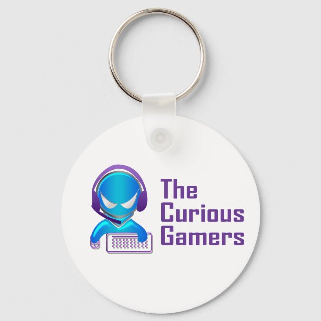 The Curious Gamers Keychain (Front)